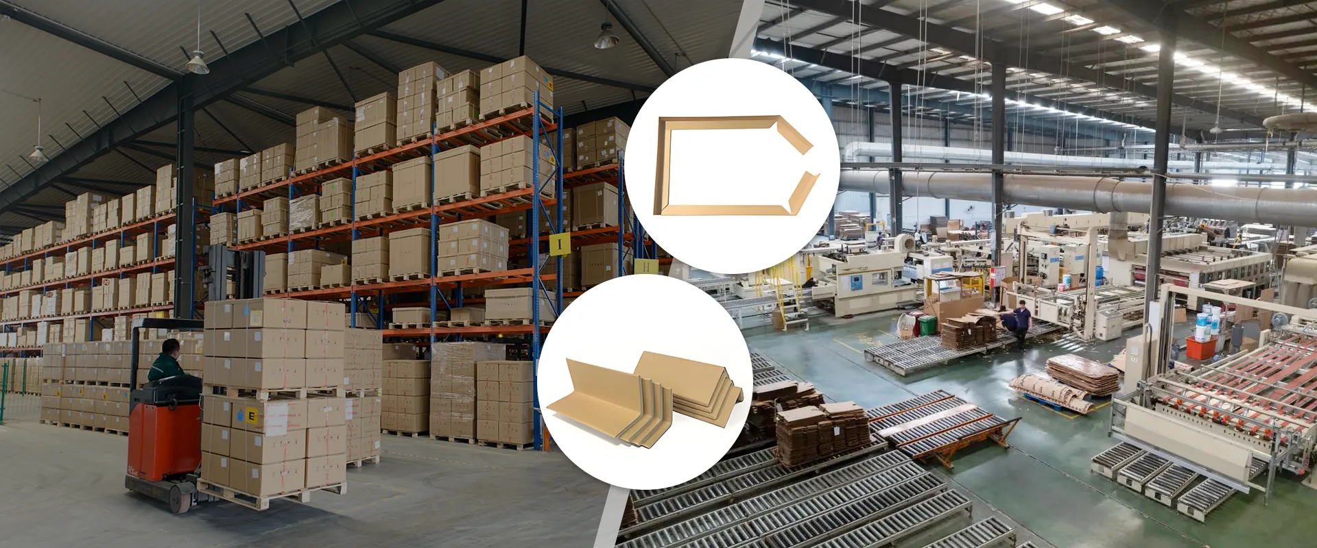 Usine de protection d'angle en papier de haute qualité