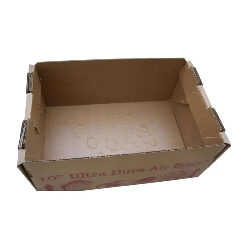 Cartons ondulés en cire